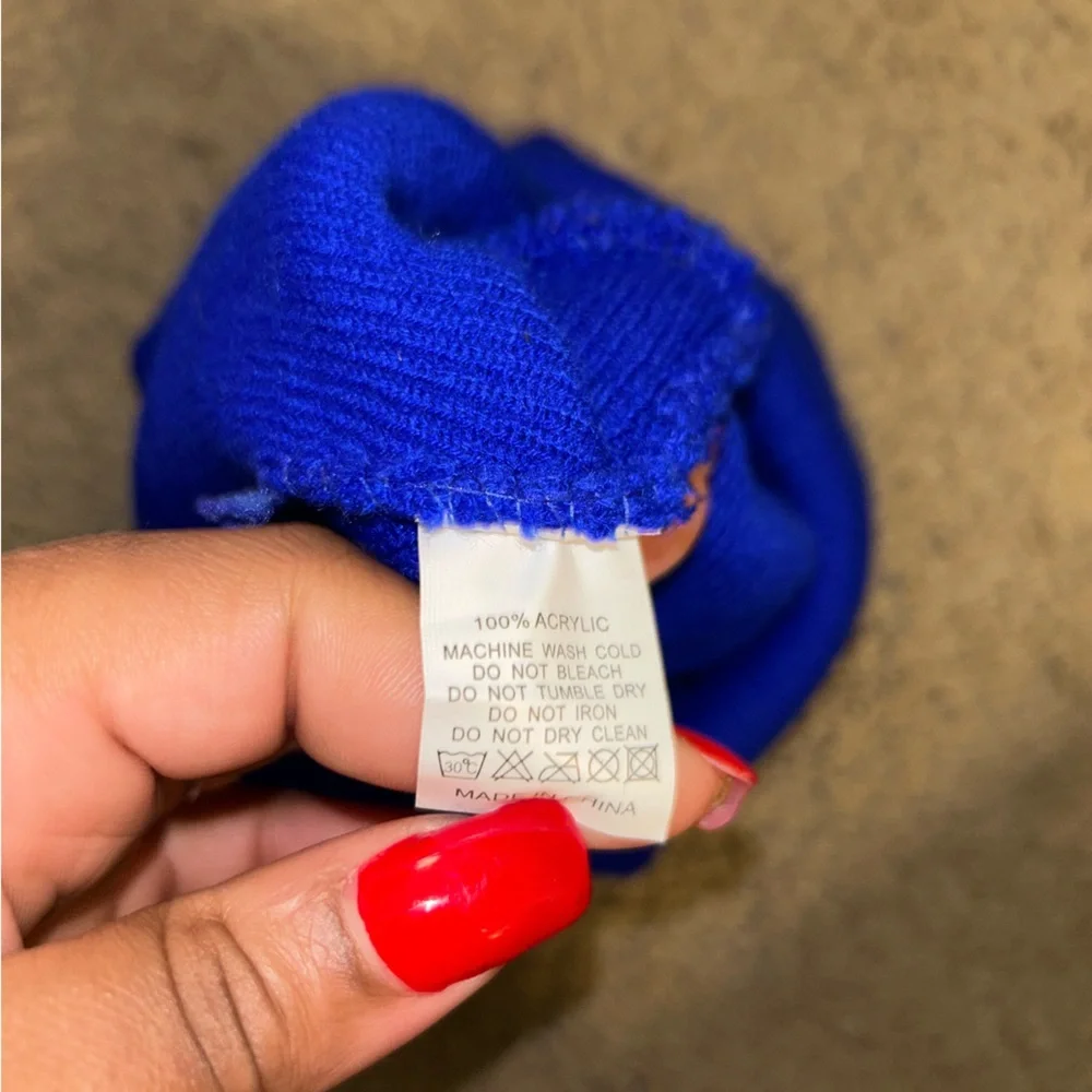 Blue LED Beanie Hat unisex